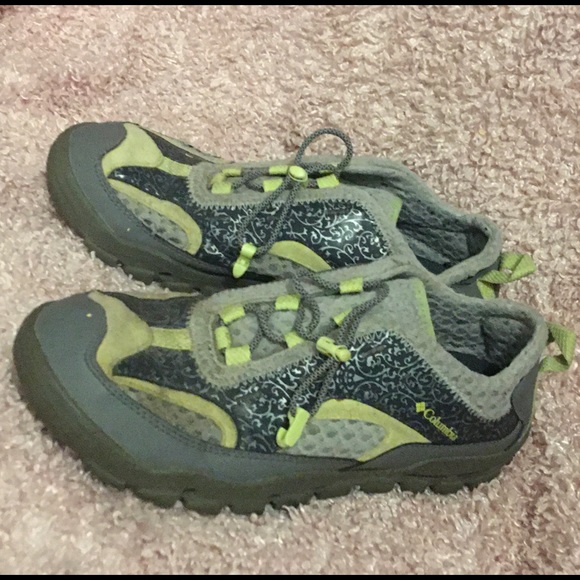 Columbia grey & yellow Ladies 10 - athletic/sport - Picture 3 of 4